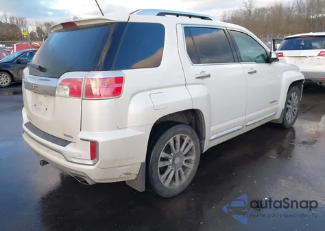 2016 GMC Terrain Denali из США, поврежденный, VIN 2GKFLVE36G6118870
